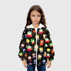Куртка с капюшоном детская ЮЖНЫЙ ПАРК, цвет: 3D-белый — фото 2