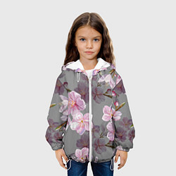 Куртка с капюшоном детская САКУРА, цвет: 3D-белый — фото 2