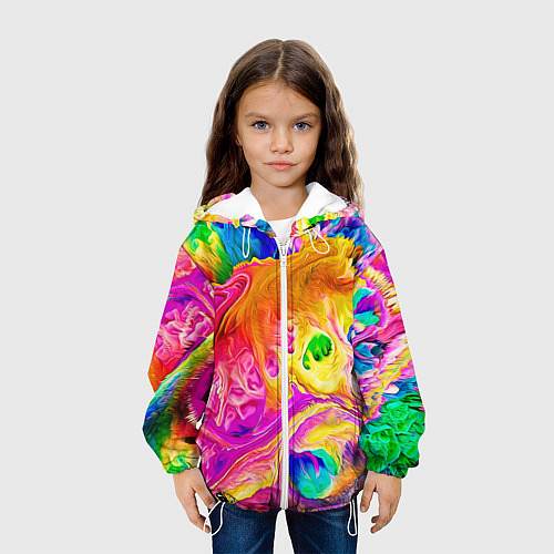 Детская куртка TIE DYE / 3D-Белый – фото 3