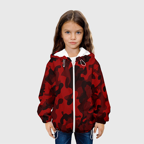 Детская куртка RED MILITARY / 3D-Белый – фото 3