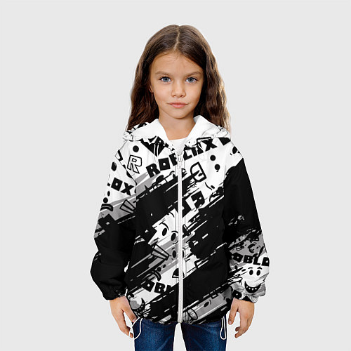 Детская куртка Roblox / 3D-Белый – фото 3