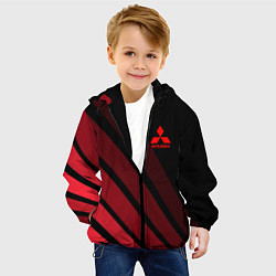 Куртка с капюшоном детская MITSUBISHI, цвет: 3D-черный — фото 2