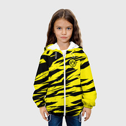 Куртка с капюшоном детская FC Borussia, цвет: 3D-белый — фото 2