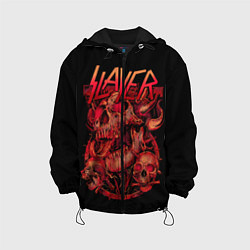 Куртка с капюшоном детская Slayer 20, цвет: 3D-черный