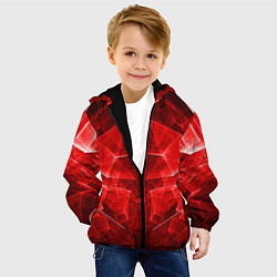 Куртка с капюшоном детская КРАСНАЯ БРОНЯ, цвет: 3D-черный — фото 2
