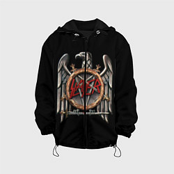 Куртка с капюшоном детская Slayer 72, цвет: 3D-черный
