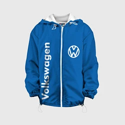 Куртка с капюшоном детская Volkswagen, цвет: 3D-белый
