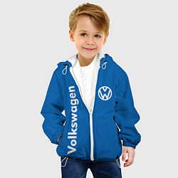 Куртка с капюшоном детская Volkswagen, цвет: 3D-белый — фото 2