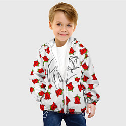 Куртка с капюшоном детская PAYTON, цвет: 3D-белый — фото 2