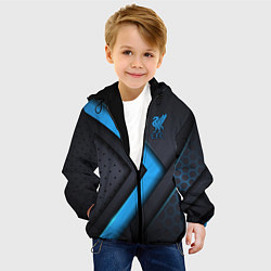 Куртка с капюшоном детская Liverpool F C, цвет: 3D-черный — фото 2
