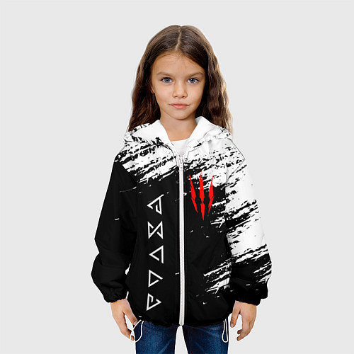 Детская куртка ВЕДЬМАК / 3D-Белый – фото 3