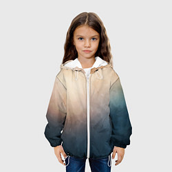 Куртка с капюшоном детская Тана, цвет: 3D-белый — фото 2