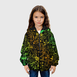 Куртка с капюшоном детская Игры, цвет: 3D-черный — фото 2