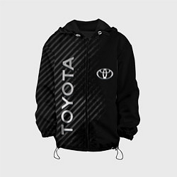 Куртка с капюшоном детская Toyota, цвет: 3D-черный