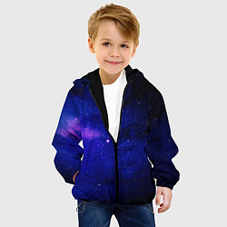 Куртка с капюшоном детская КОСМОС, цвет: 3D-черный — фото 2
