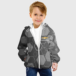 Куртка с капюшоном детская CHEVROLET 2010-2013, цвет: 3D-белый — фото 2