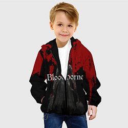 Куртка с капюшоном детская Bloodborne, цвет: 3D-черный — фото 2