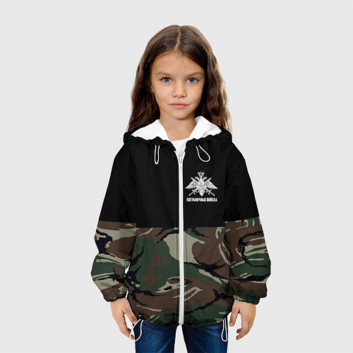 Детская куртка Пограничные Войска камуфляж / 3D-Белый – фото 3