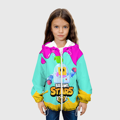 Детская куртка BRAWL STARS SPROUT / 3D-Белый – фото 3