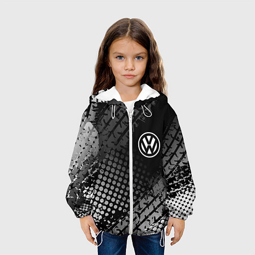 Детская куртка Volkswagen / 3D-Белый – фото 3