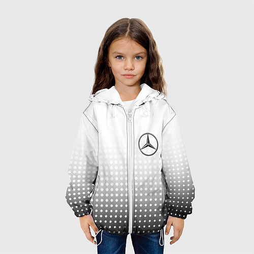 Детская куртка Mercedes-Benz / 3D-Белый – фото 3