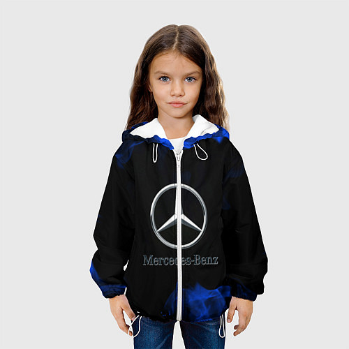 Детская куртка Mercedes / 3D-Белый – фото 3