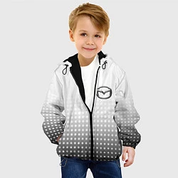 Куртка с капюшоном детская Mazda, цвет: 3D-черный — фото 2