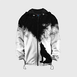 Куртка с капюшоном детская Galaxy wolf, цвет: 3D-черный