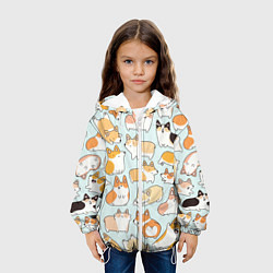 Куртка с капюшоном детская Милые корги, цвет: 3D-белый — фото 2