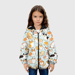 Куртка с капюшоном детская Милые корги, цвет: 3D-черный — фото 2