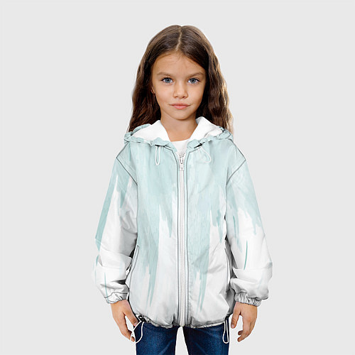 Детская куртка Арт абстракция / 3D-Белый – фото 3