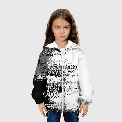 Детская куртка AUDI / 3D-Белый – фото 3
