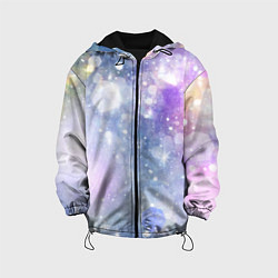 Куртка с капюшоном детская Звездное небо, цвет: 3D-черный
