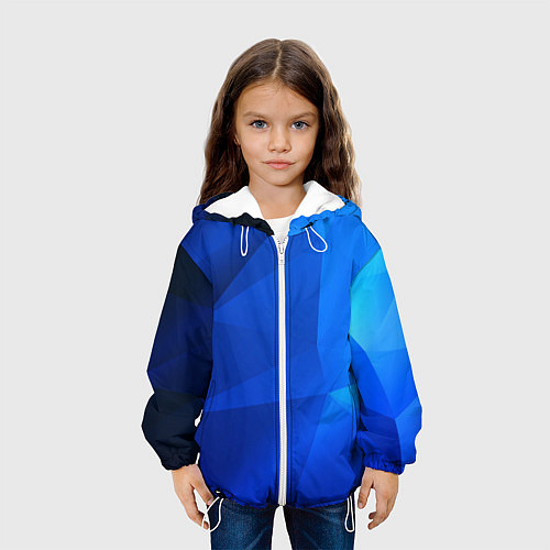 Детская куртка SHADES OF BLUE / 3D-Белый – фото 3