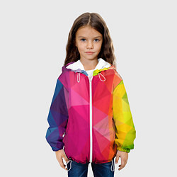 Куртка с капюшоном детская ПОЛИСКЕЙП, цвет: 3D-белый — фото 2
