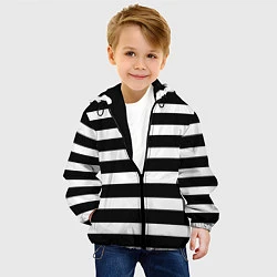 Куртка с капюшоном детская Моряк, цвет: 3D-черный — фото 2