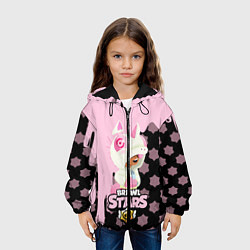 Куртка с капюшоном детская Brawl stars Unicorn, цвет: 3D-черный — фото 2