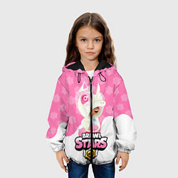 Куртка с капюшоном детская Brawl stars Unicorn, цвет: 3D-черный — фото 2