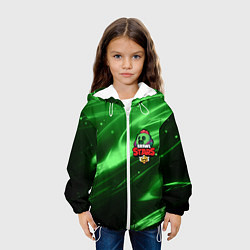 Куртка с капюшоном детская СПАЙК BRAWL STARS, цвет: 3D-белый — фото 2