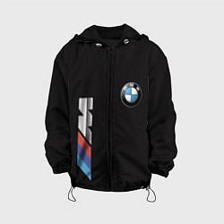 Куртка с капюшоном детская BMW, цвет: 3D-черный