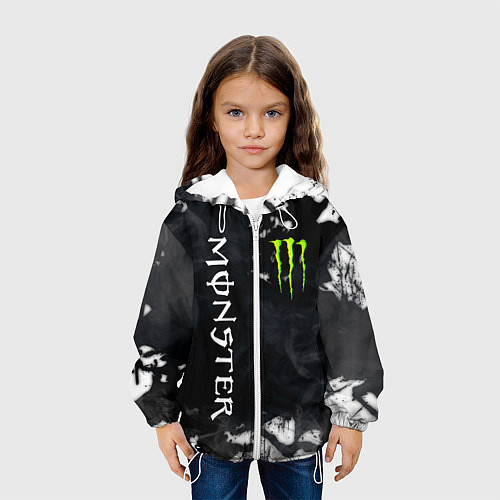 Детская куртка MONSTER ENERGY / 3D-Белый – фото 3