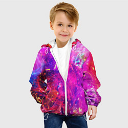Куртка с капюшоном детская ABSTRACT, цвет: 3D-белый — фото 2