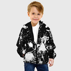 Куртка с капюшоном детская ABSTRACT, цвет: 3D-черный — фото 2
