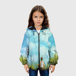 Куртка с капюшоном детская Cloud ART, цвет: 3D-черный — фото 2