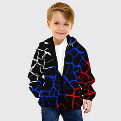 Куртка с капюшоном детская Россия, цвет: 3D-черный — фото 2