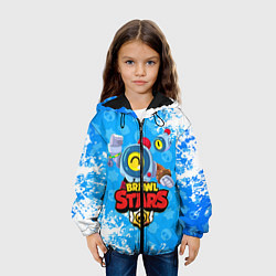 Куртка с капюшоном детская BRAWL STARS NANI, цвет: 3D-черный — фото 2