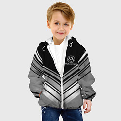 Куртка с капюшоном детская VOLKSWAGEN, цвет: 3D-белый — фото 2