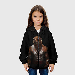 Куртка с капюшоном детская Tiger, цвет: 3D-черный — фото 2