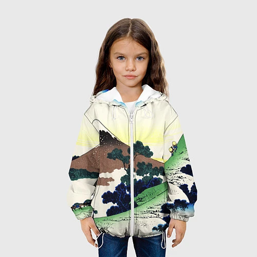 Детская куртка ЯПОНИЯ / 3D-Белый – фото 3