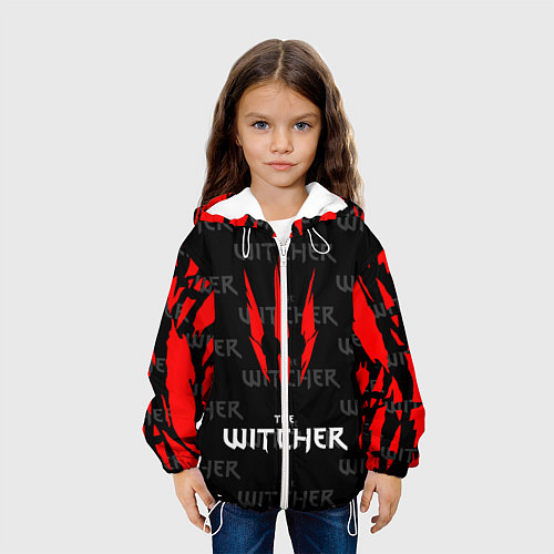 Детская куртка The Witcher / 3D-Белый – фото 3